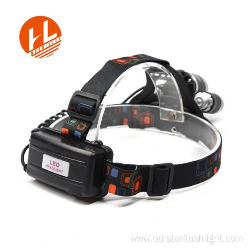 3w emergency led 18650 rechargeable headlamp